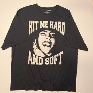 Billie Eilish Tee Hit Me Hard And Soft Size XL
